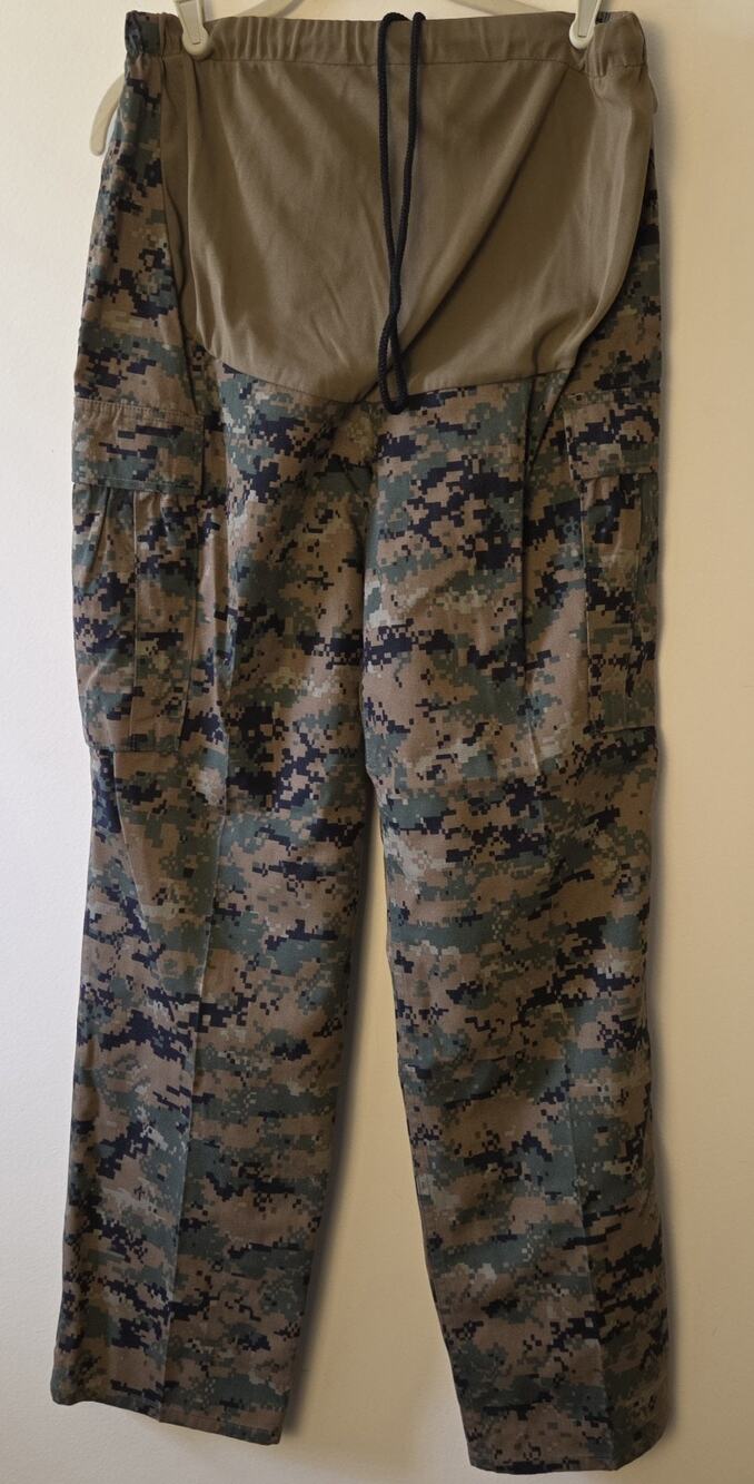 USMC Maternity MARPAT Woodland Camo MCCUU Pants Trousers Medium Short NSN